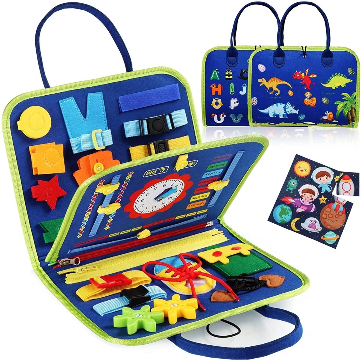 Montessori Sensory Board with 15 Activities
