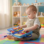 Montessori Sensory Board with 15 Activities