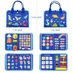 Montessori Sensory Board with 15 Activities