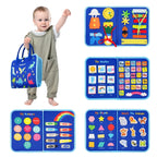 Montessori Sensory Board with 15 Activities