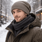 Fleece-Lined Slouchy Beanie – Warm and Comfortable