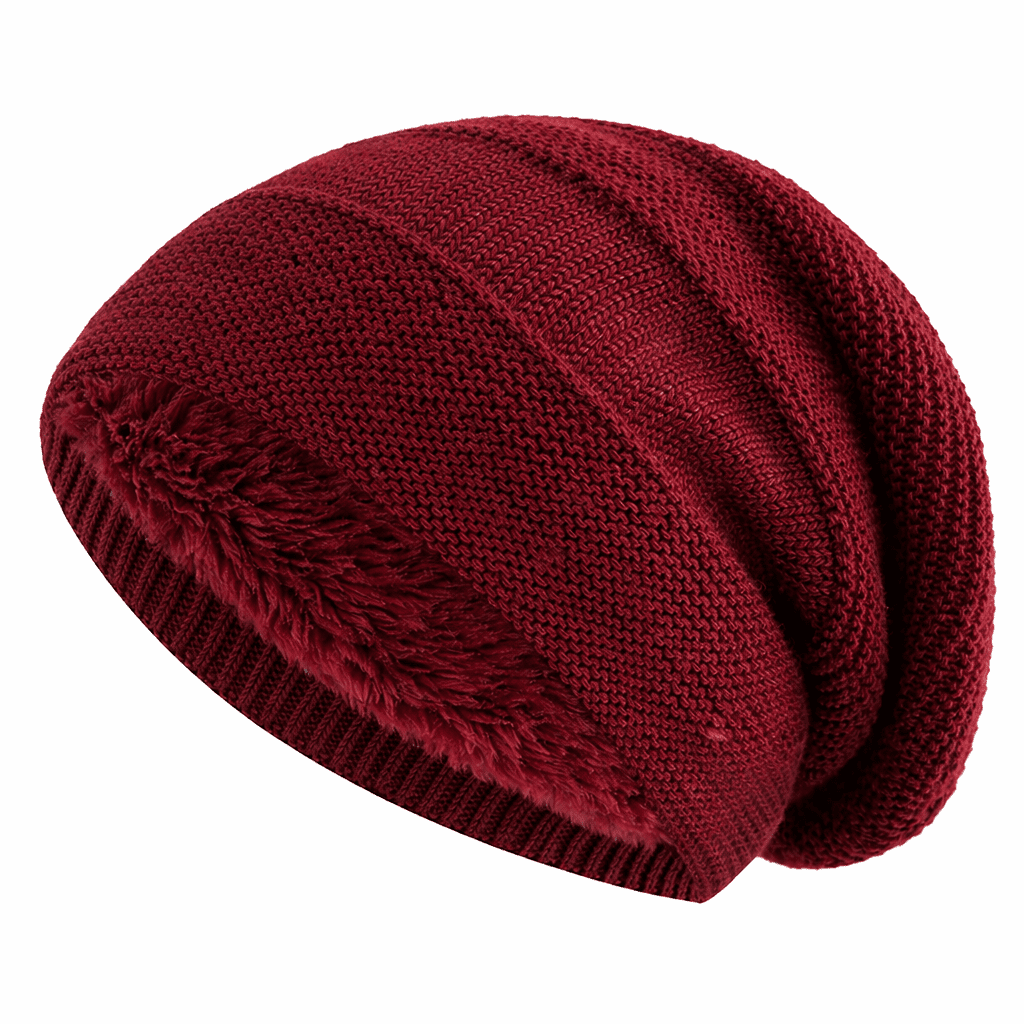 Fleece-Lined Slouchy Beanie – Warm and Comfortable