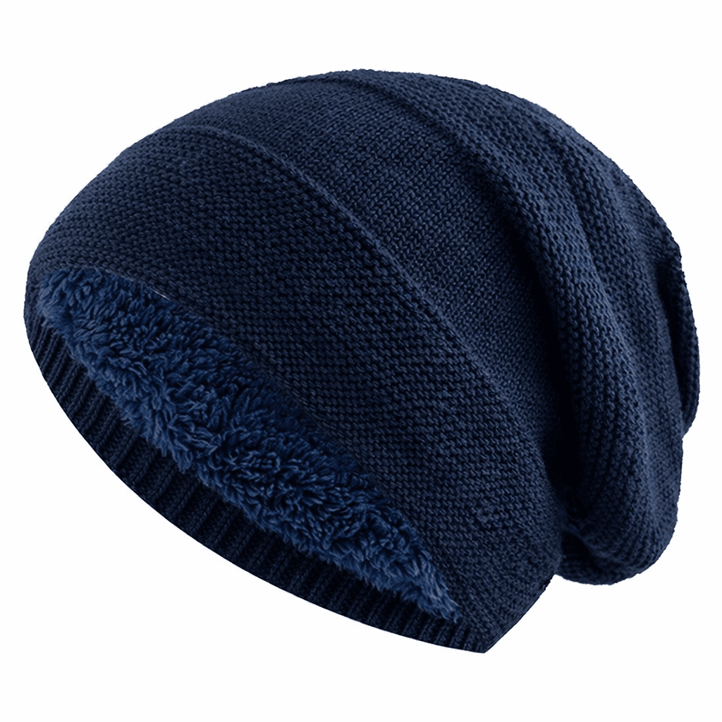 Fleece-Lined Slouchy Beanie – Warm and Comfortable
