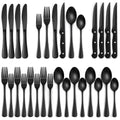 Black Cutlery Set 24-Piece – Complete for 4 People