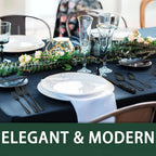 Black Cutlery Set 24-Piece – Complete for 4 People
