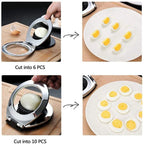 Stainless Steel Egg Slicer – Slices, Halves & Quarters in One