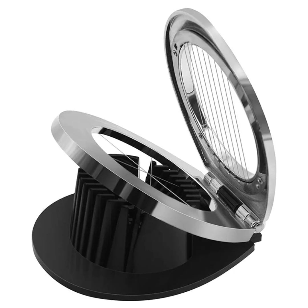 Stainless Steel Egg Slicer – Slices, Halves & Quarters in One