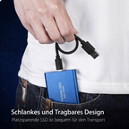 Externe SSD Festplatte 128GB – Ultraschnell USB 3.1 -   Mivoza Deutschland