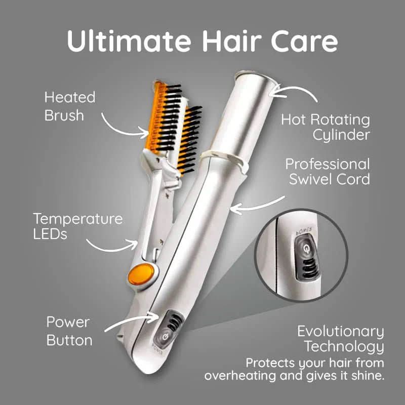 Rotating Hot Air Brush 2-in-1 with Ceramic Coating