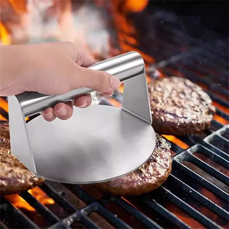 Burger-Presse Edelstahl – gleichmäßige Smash-Burger-Patties