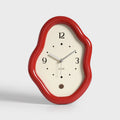 Wall Clock Organic Shape – Sculptural Design with Smooth Frame