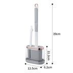 Silikon-Toilettenbürsten-Set mit Wandhalterung & Abflussreiniger