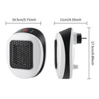 Mini-Heizlüfter 600 W mit Fernbedienung und Thermostat