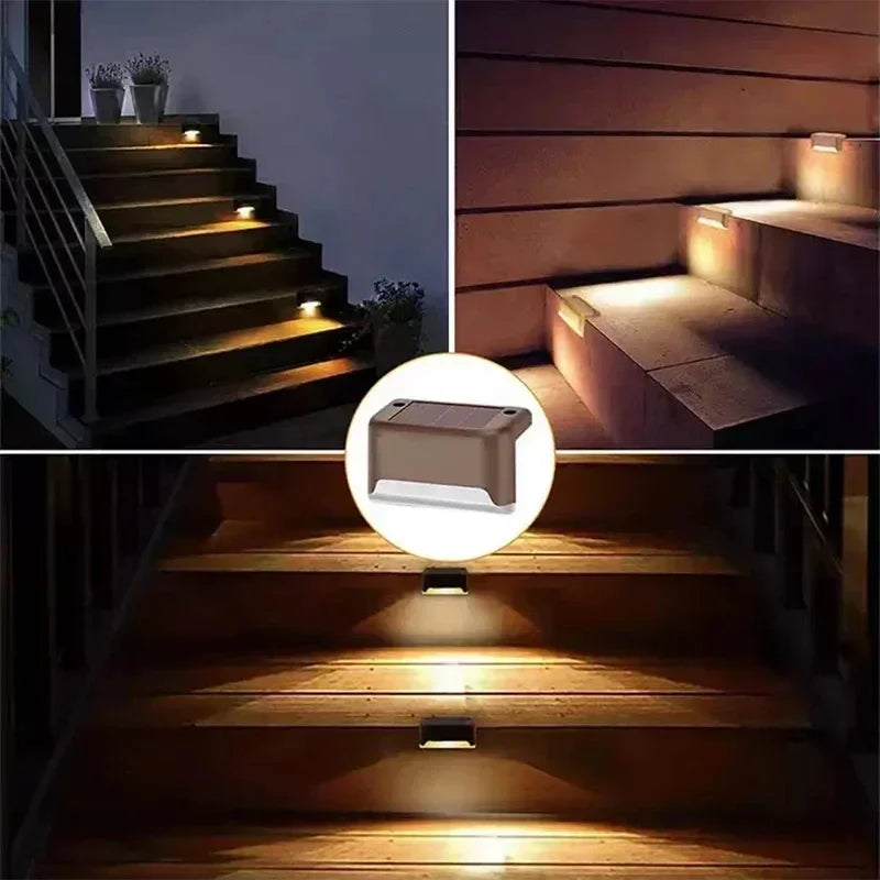 Solar Step Light Set of 8 – Safe on the Go, Beautifully Illuminated