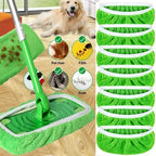 Microfiber Mop Pads – Reusable & Machine Washable (Set of 6)