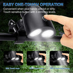 LED-Grilllampe mit 360°-Drehhalterung und Clip