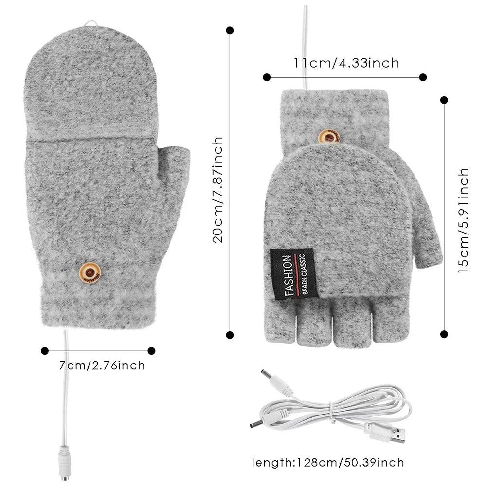 Beheizte Handschuhe USB – 3 Temperaturstufen
