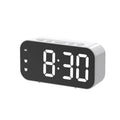LED alarm clock with dual alarm and temperature display