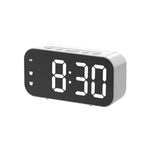 LED alarm clock with dual alarm and temperature display