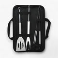 Stainless steel grill cutlery set with carrying case – 3-piece or 5-piece