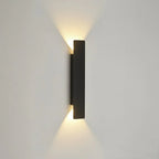 LED-Wandleuchte Aluminium – Innen & Außen, auf/ab Licht