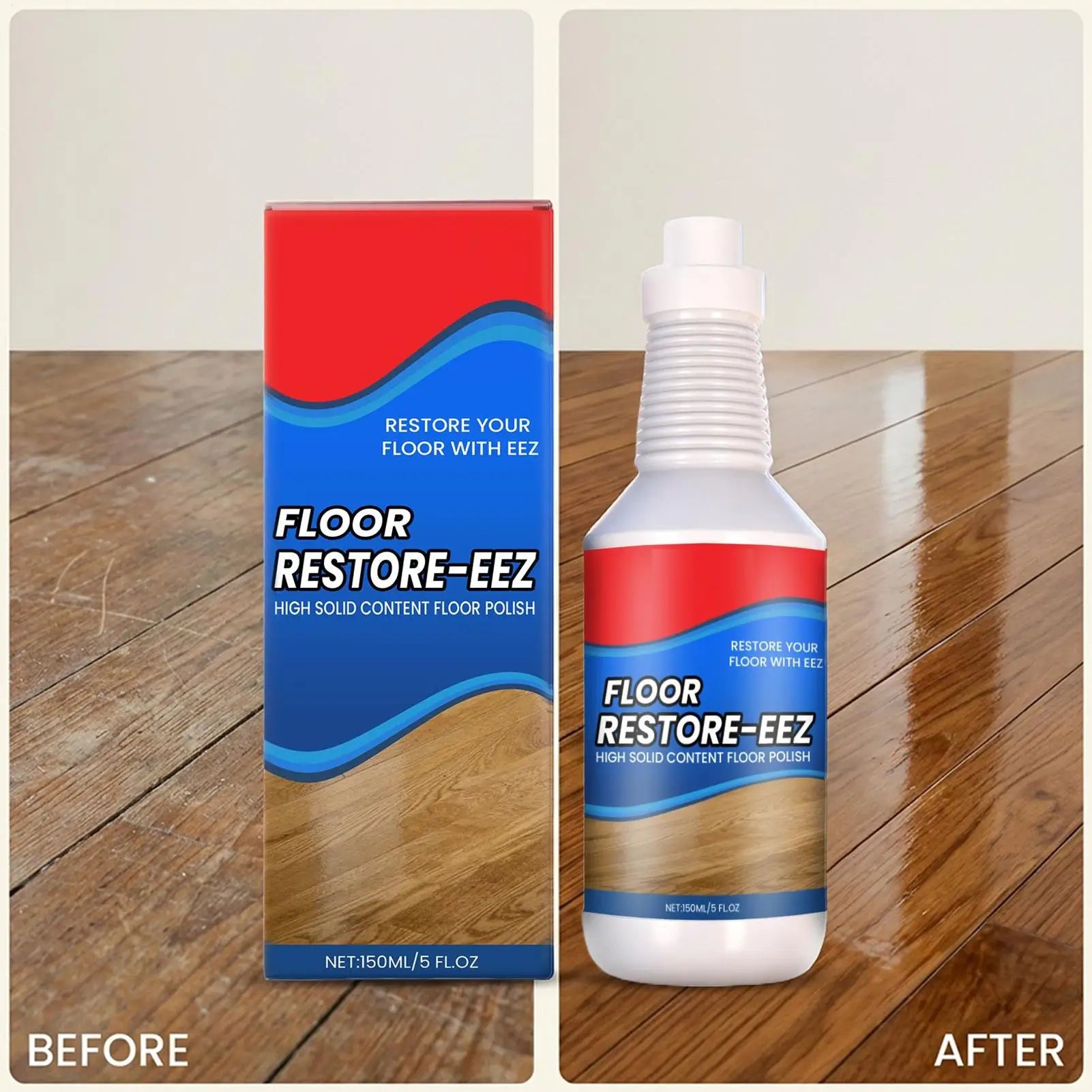 Floor polish for wooden floors – Repair scratches and shine