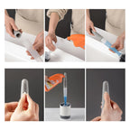 Silicone Toilet Brush with Soap Dispenser – Hygienic and Contact-Free