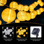 Solar lantern string lights with LED – IP65 waterproof