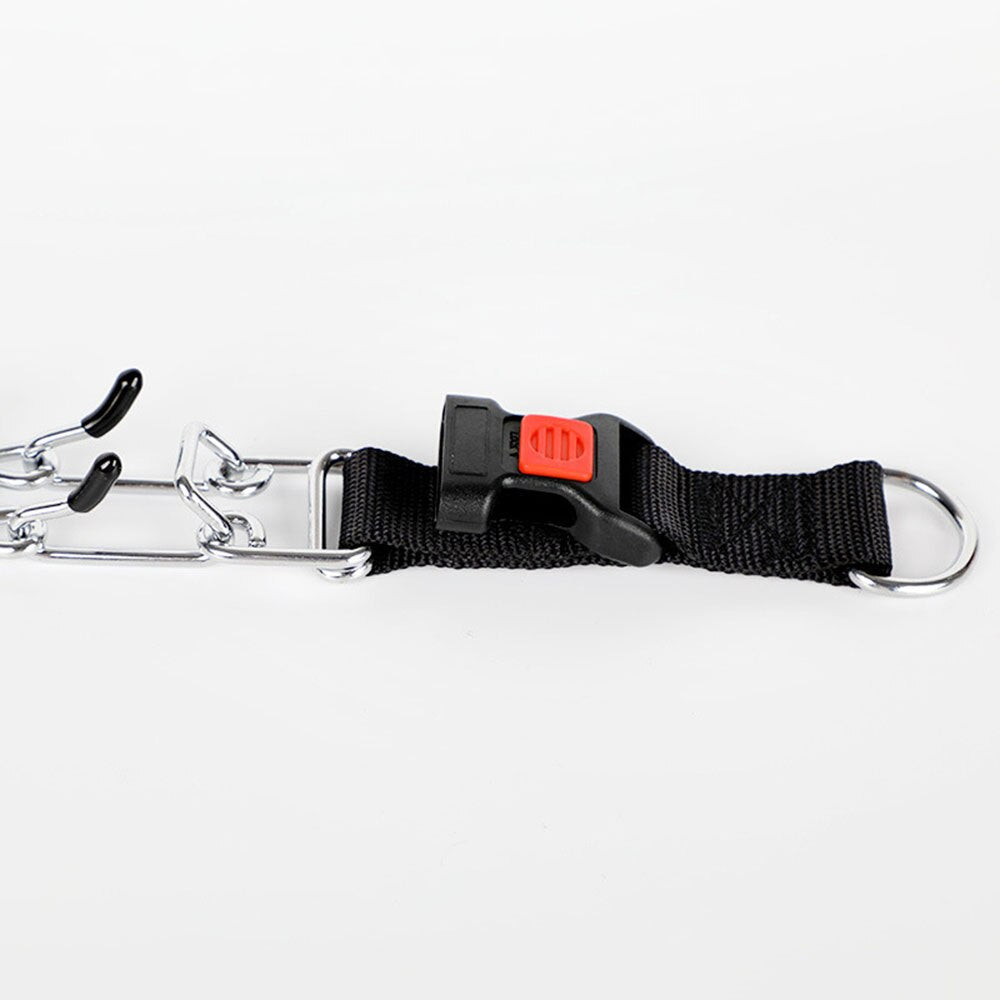 Hundetraining Halsband mit Schnellverschluss und Chromkette