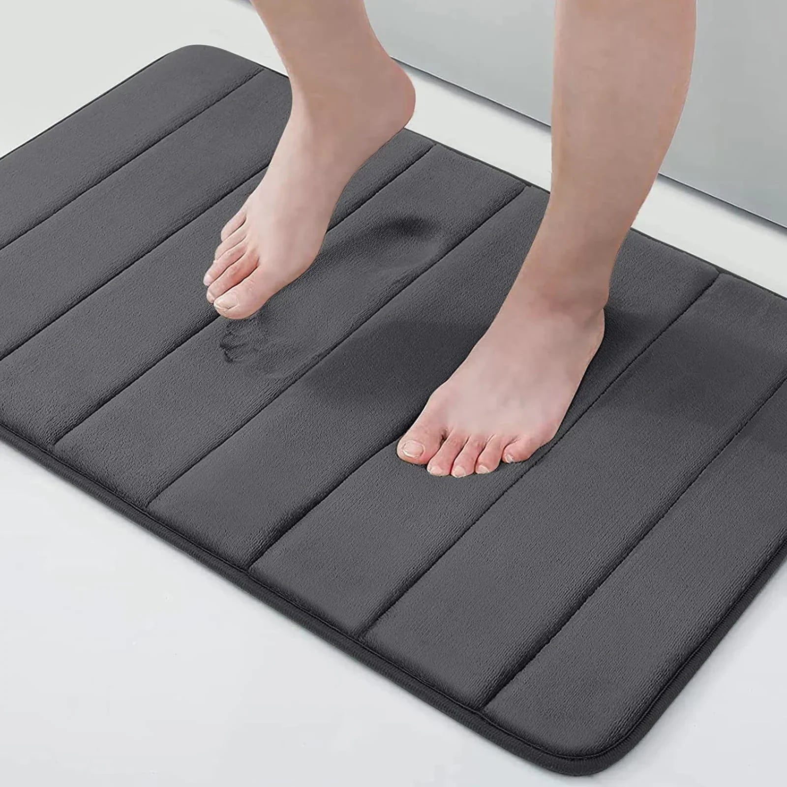 Memory Foam Badematte rutschfest mit 3D-Design