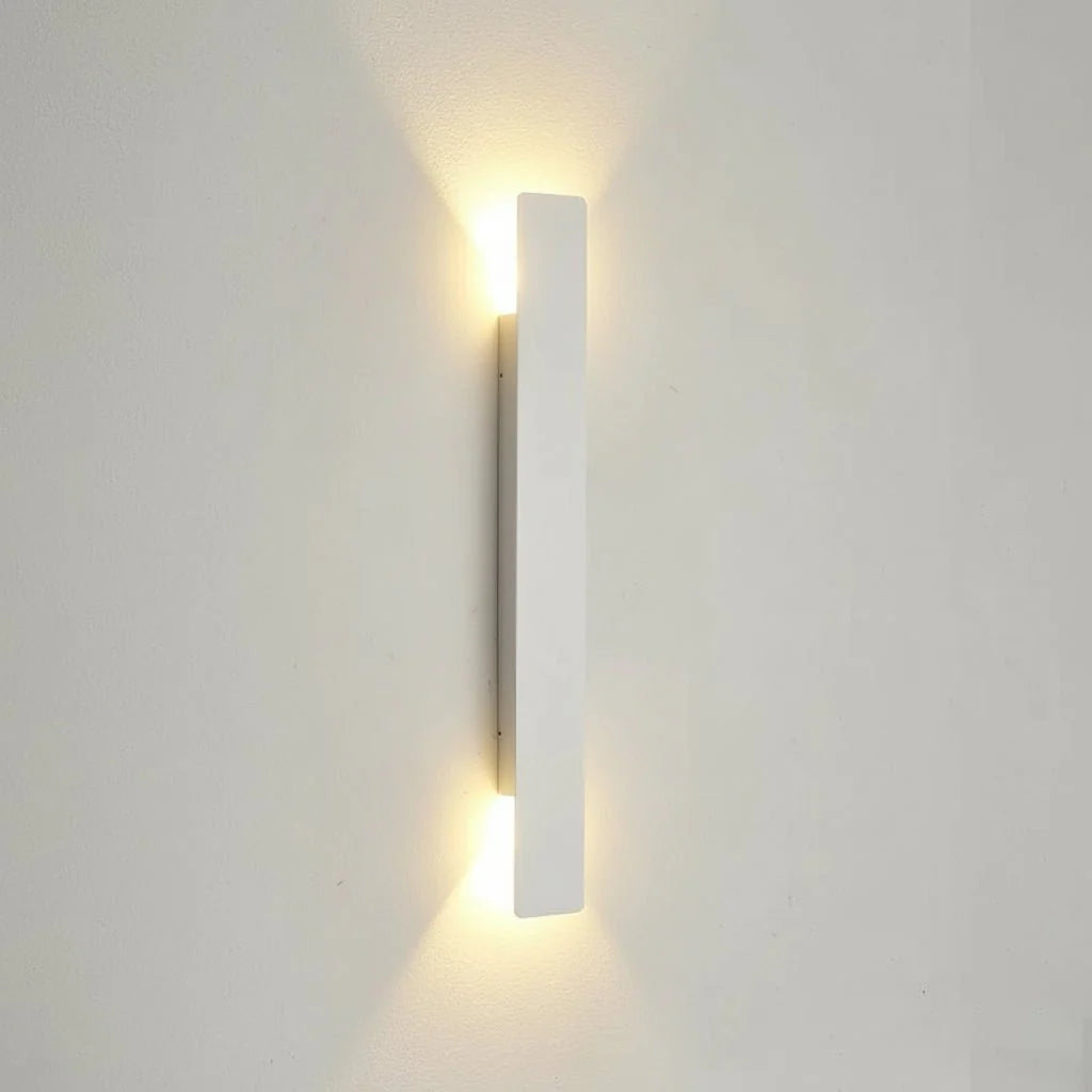 LED-Wandleuchte Aluminium – Innen & Außen, auf/ab Licht