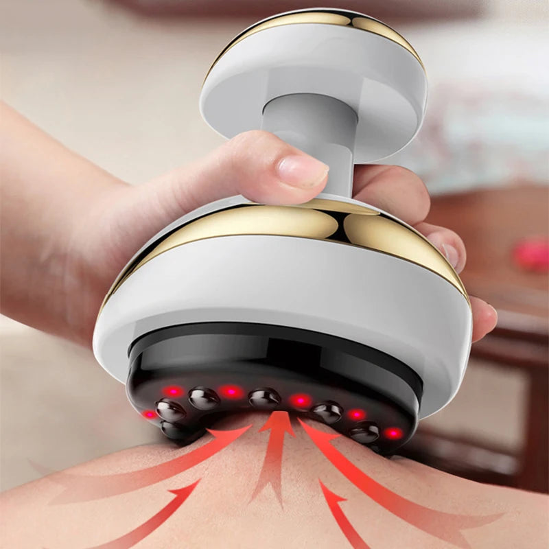 Massagegerät gegen Cellulite mit Wärmefunktion und Vakuum-Saugnapf
