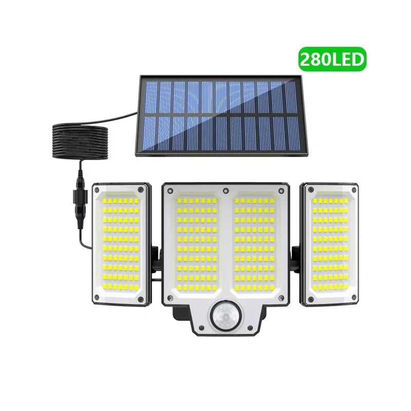 Solar wand lamp with motion sensor – 106/144/280 LEDs