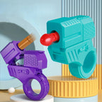 Fingerspielzeug Mini Launcher Ring aus Kunststoff