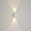 LED-Wandleuchte Aluminium – Innen & Außen, auf/ab Licht