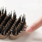 Hairbrush with Wild Boar Bristles and Ergonomic Handle