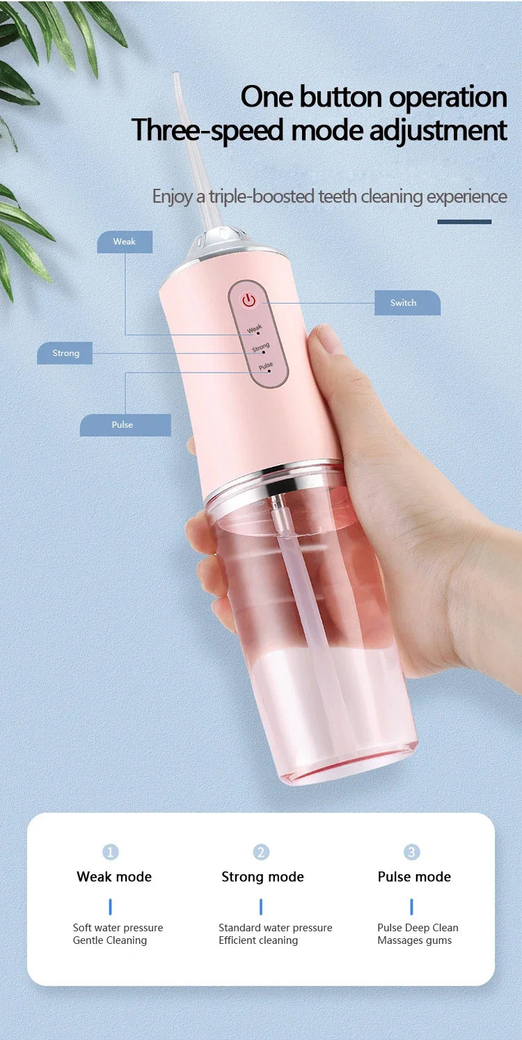 Tragbarer Wasserflossen mit 4 Reinigungsköpfen