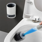 Silicone Toilet Brush with Soap Dispenser – Hygienic and Contact-Free