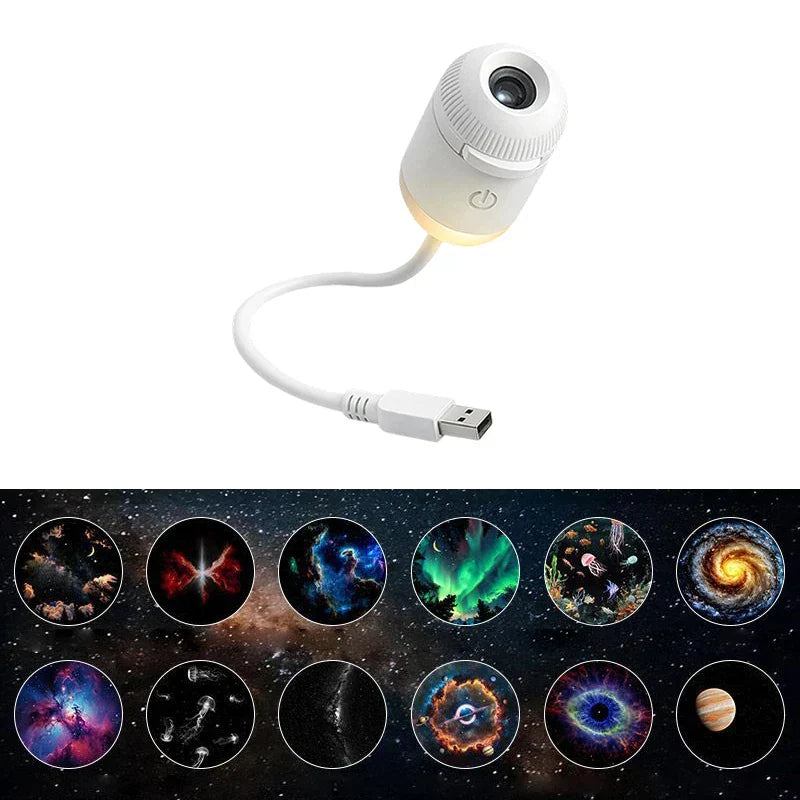 Galaxy Projektor mit Nachtlicht – 2-in-1 LED Sternenhimmel
