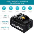 Battery 18V 9.0Ah Lithium-Ion compatible with Makita BL1830