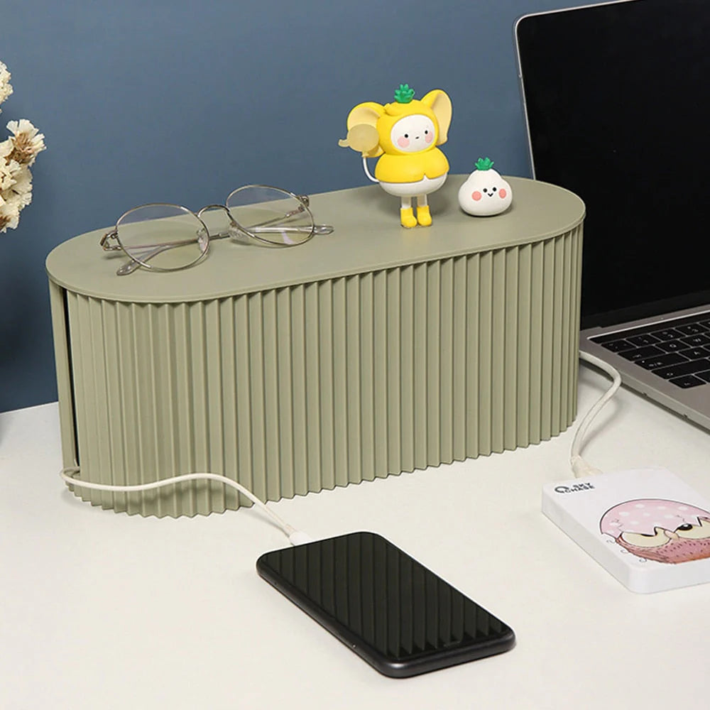 Kabelbox mit Deckel – Keine Sichtbaren Kabel oder Steckdosenleisten Mehr