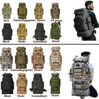 Tactical Backpack 80L–100L for Hiking and Camping