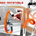 Flexible faucet extension 360° rotatable