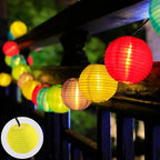 Solar lantern string lights with LED – IP65 waterproof
