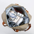Sports bag with shoe compartment and wet-dry separation