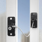 Window lock with combination lock for windows and doors