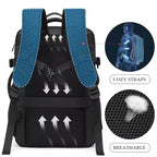 Laptop-Rucksack erweiterbar 17,3 Zoll wasserdicht