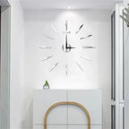 3D Wall Clock for Self-Sticking – Modern Acrylic Look