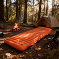 Camping Sleeping Pad 4-inch – Self-Inflating with Connecting Snap Buttons