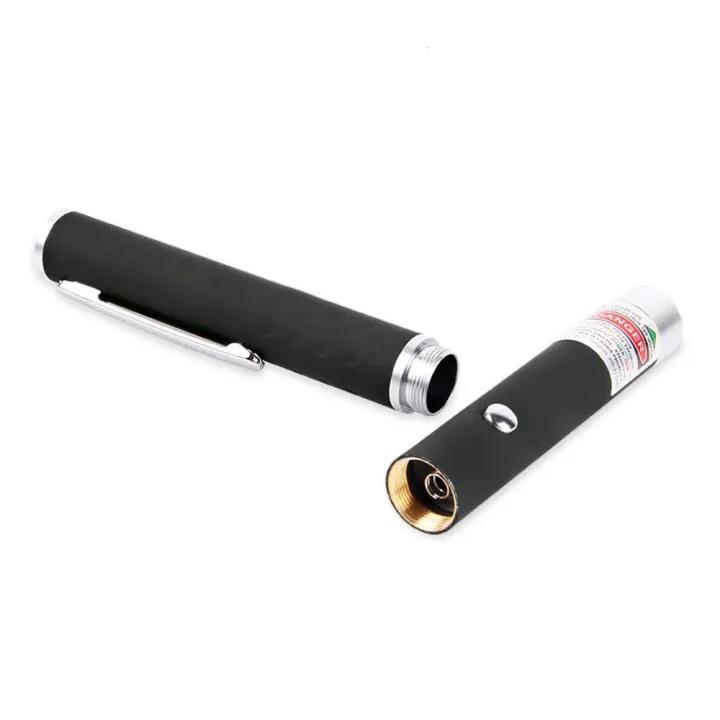 Laser pointer with adjustable power – Red, Green, or Purple